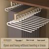 Swan-Shaped Non-Slip Rainbow Pants Hanger - Seamless Wardrobe Storage Clip