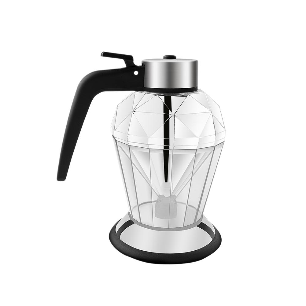 

Leakproof Kitchen Oil Bottle Auto Flip Diamond Cut Design Oil Dispenser With Handle For Cooking Oil Vinegar Soy Sauce