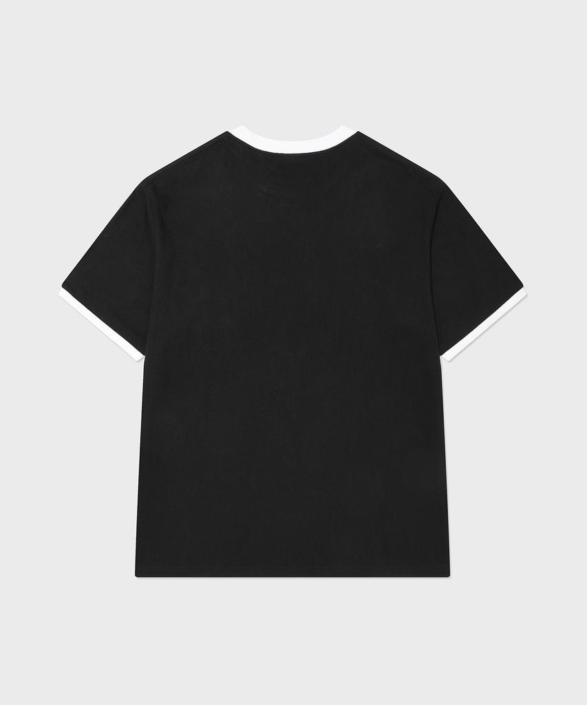SAINTPAIN Sp Number Ringer Short Sleeve T-Shirt Black
