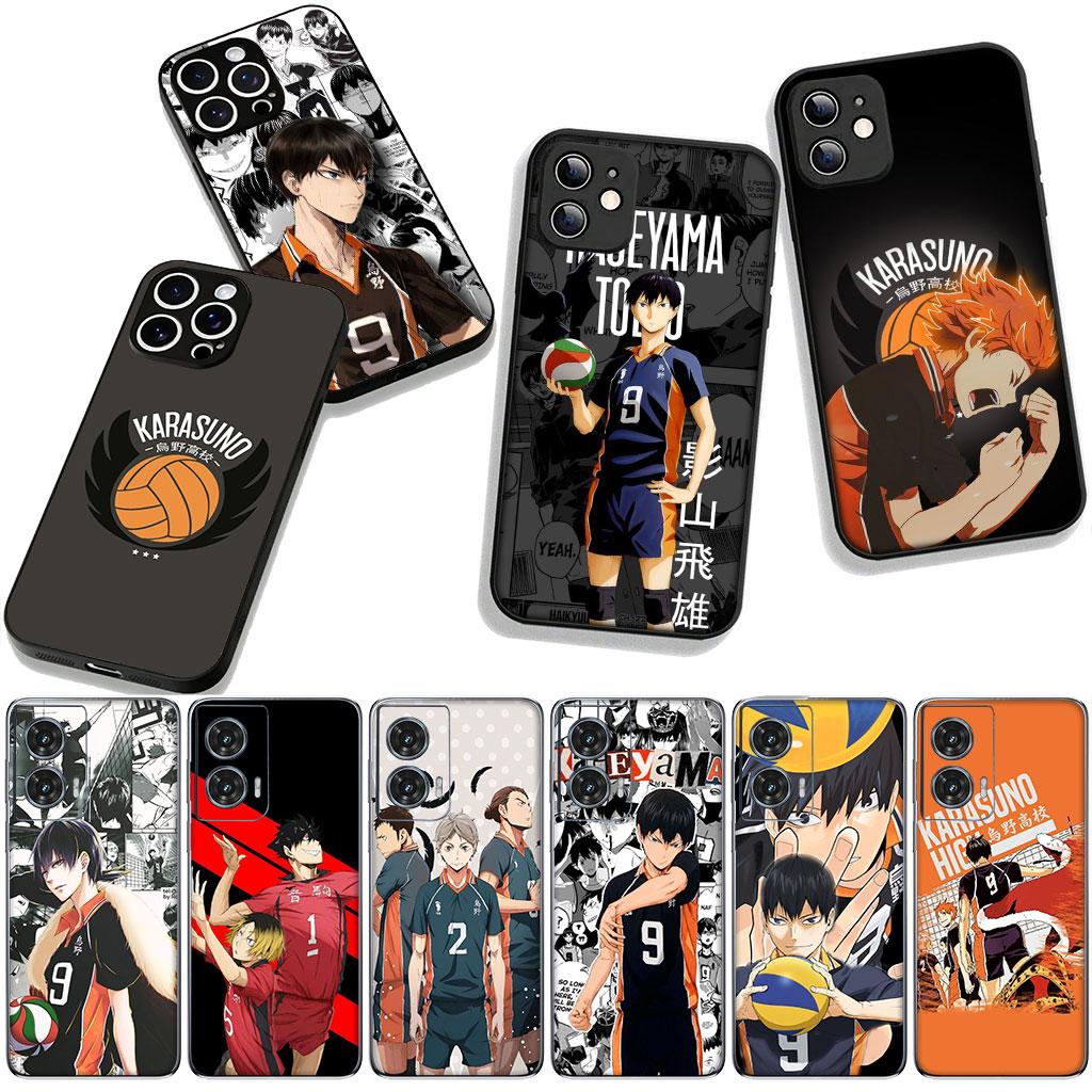 Hülle für Apple iPhone 16 15 14 Plus 13 12 Mini 17 Pro Max + ProMax 16E Air Handyhülle Karasuno Tobio Kageyama Haikyuus