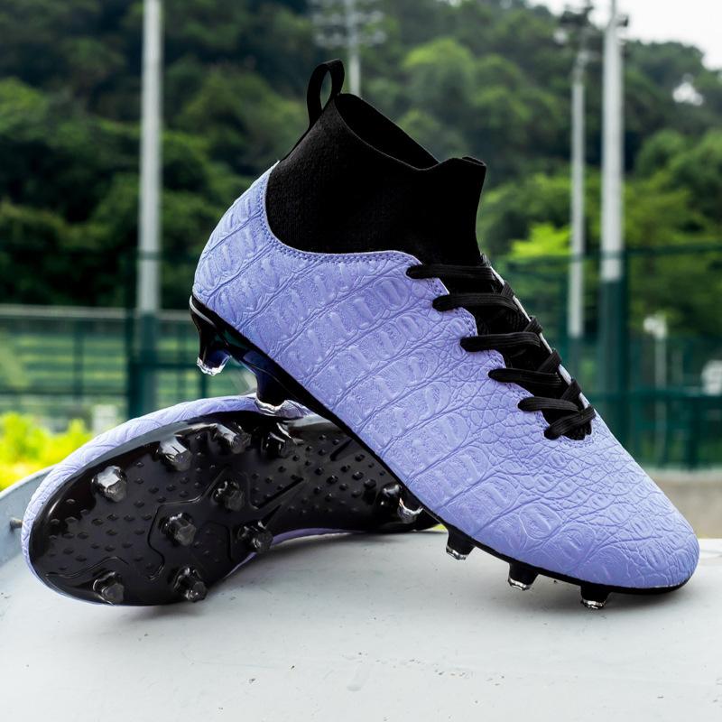 Football Shoes Men's High Top Shoes Spring Sports Youth Students Foreign Trade Competition Women's Spikes Large Size Training