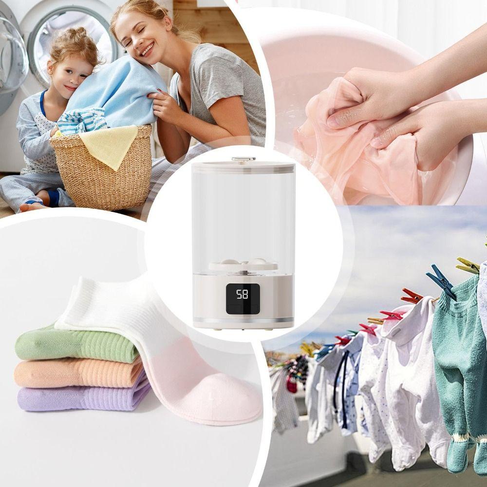 1L Washing Machine Mini Sock Washing Machine Underwear Washer  for Clothes Underwears Socks