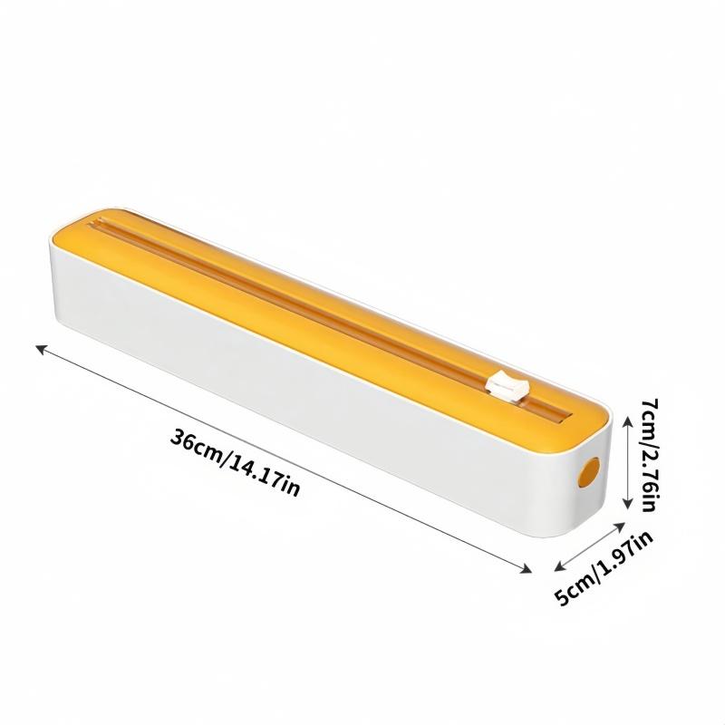 1 piece kitchen cling film dispenser, convenient and fast cling film cutting machine, household magnetic suction wall mounted