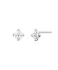 Stonehenge Silver Lab Diamond Earrings Sa26B44F