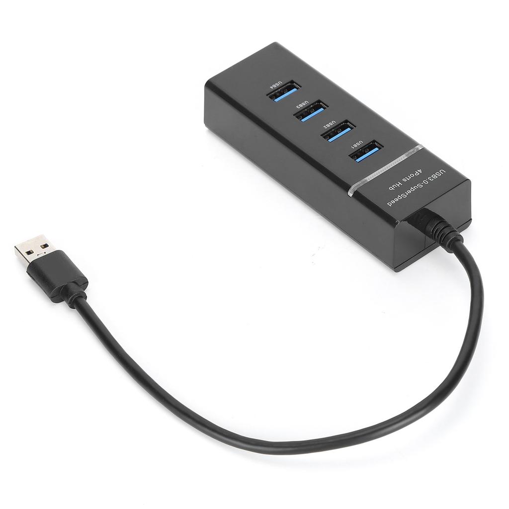 USB 3.0 HUB 4 Ports High Speed Slim Lightweight Hot Plug USB Splitter for Windows OS X Linux
