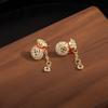 Silver Needle Tassel Earrings: Elegant Chinese-Style, High-End Fashion with Sweet Personality Design