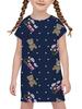 DZ Style Demon Hunter Girl Anime Nightgown – Hot-Selling Cartoon Print Dress