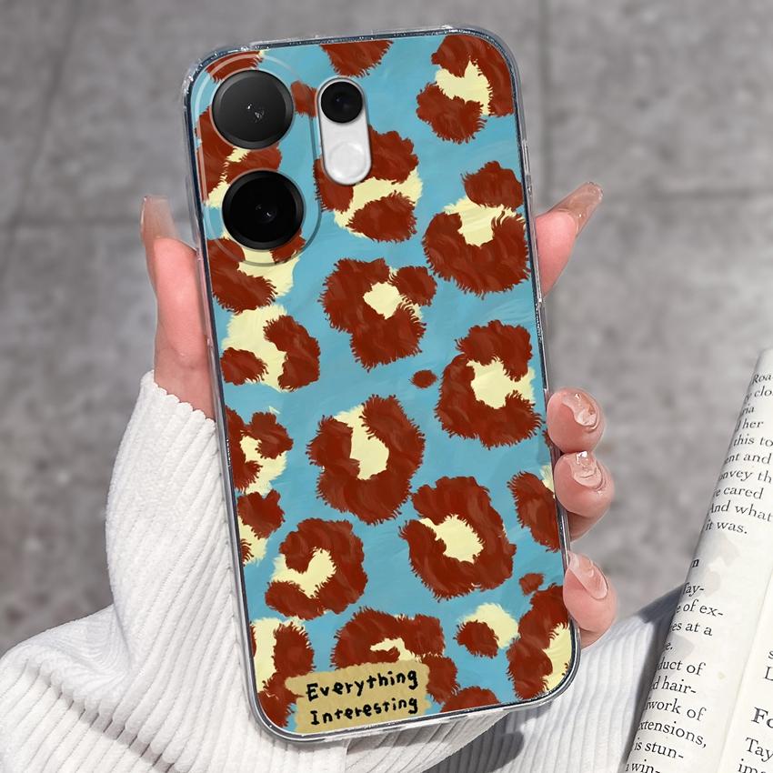 For Vivo V60 V50 V40 Lite V40e V30e V20 Pro SE Phone Case Beautiful Mountain Range Patterns Transparent TPU Anti Slip Soft Back Covers For Vivo Casing