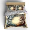 White and Red Dragons. Bedding Sets Duvet Cover Sets Duvet Covers Pillowcases(1 * Duvet Cover 2 * Pillowcases Without Duvet Insert)