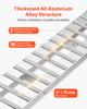 VEVOR Loading Ramps, 2 Pcs 2745 X 380 Mm, Durable Aluminum and Heavy-Duty Trailer Ramp Set with Anti-Slip Plates, 4535.9 Kg Combined Capacity