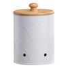 User Friendly Potato Onion Garlic Storage Bins with Bamboos Lids for Countertop Use In Restaurants and Homes