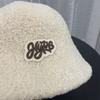 Hat women's autumn and winter new Maillard plush bucket hat basin hat retro warm face small bucket hat