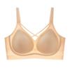 Spring and Summer Light and Breathable Non-marking Hole Cup Women's No Steel Ring Soft Support Upper Support Gathering Comfortable Bra