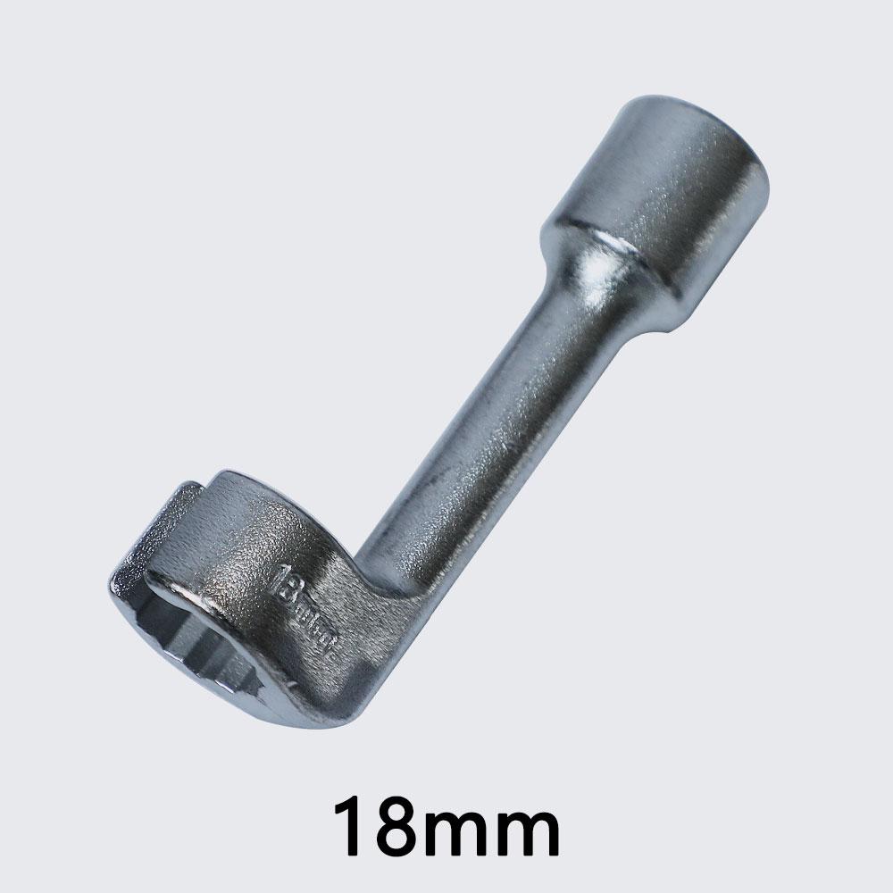 6pcs/set Diesel Fuel Injector Line Injection Socket Wrench Set Fuel Injection Pipe Socket Wrench for Car Repair