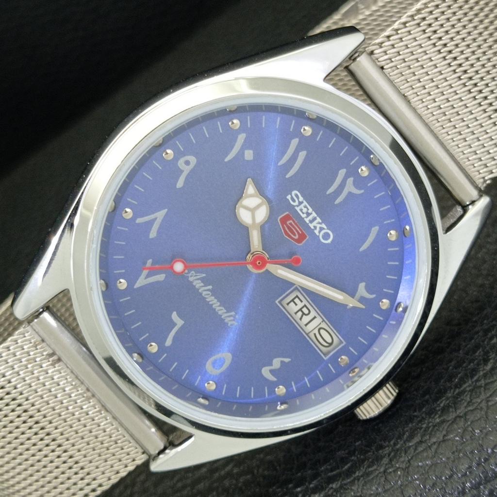 

AUTOMATIC VINTAGE REFURBISHED SEIKO 5 6309A JAPAN MENS BLUE DIAL WATCH a441180-4 Sk-a441180