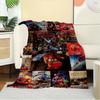 1pc Flannel Car Theme Printed Bed Blanket, Suitable for Sofa Blanket, Unique Gift Choice, Home Decoration Essential
