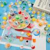 10 packs of mixed gashapon dolls and pull-back car dolls in various styles, 32*32mm size, one set per delivery