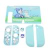Gaming Console Protective Case Soft Cover Grip Protector for Switch Blue Cat Purple Dog Pattern