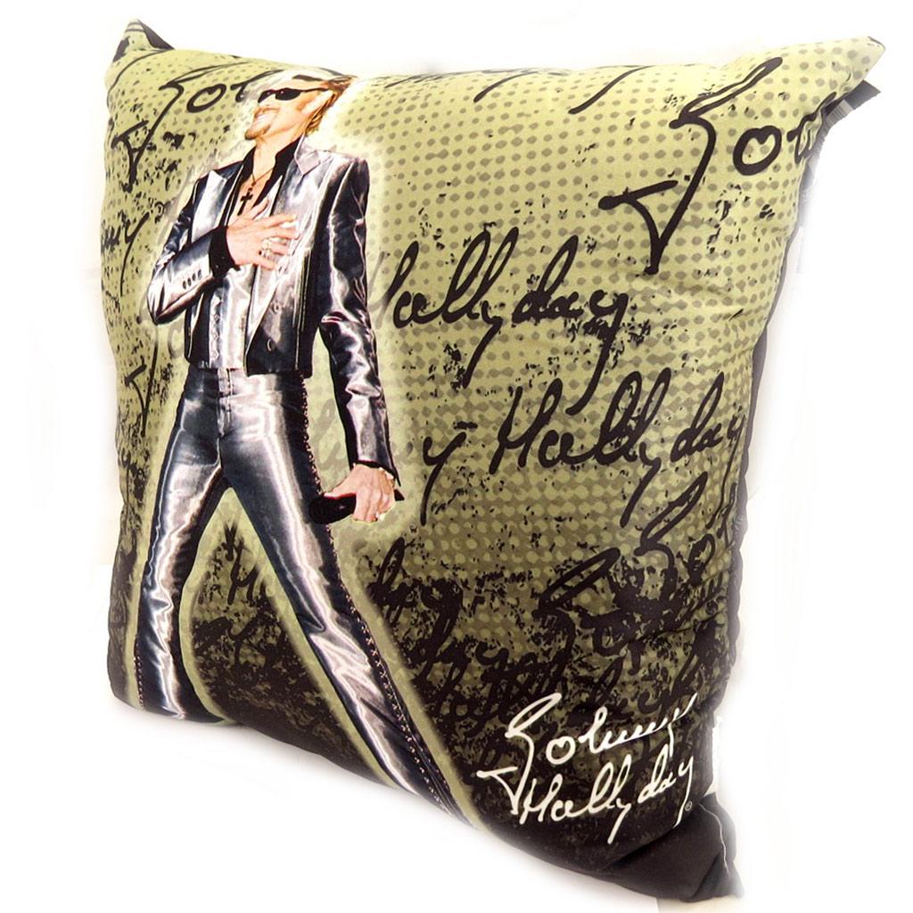 Johnny Hallyday [L2210] - Almofada decorativa 'Johnny Hallyday' no palco - 32 cm