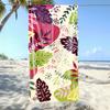 Colorful Tropical Palm Leaf Beach Towel Lightweight Absorbent Towel for Men Women Summer Vacation Beach Pool Gym Camping Use