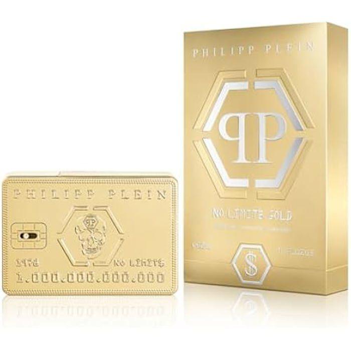 Eau de Parfum - PHILIPP PLEIN - No Limits Gold - 50 ml - Notes Bois et Ambre - Parfum Audacieux