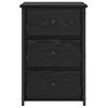 Modern retro-style sideboard, bedroom nightstand, bedside storage cabinet, three-drawer storage unit
