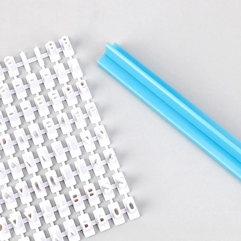 Alphabet Letter Number Cookies Press Stamp Embosser Cutters Printing Symbol Biscuit Fondant Cake Baking Mould Clay Pottery Tools