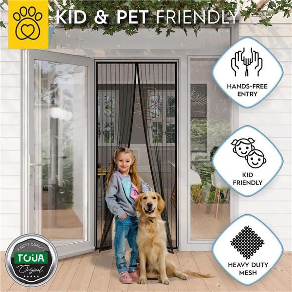 2024 Summer Mosquito Net Door Screen Curtain Anti Insect Kitchen Curtains Door Window Screen Magnetic Mesh Curtain