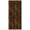VidaXL Garde-robe Chêne fumé 80x52x180 cm Bois d'ingénierie 815351