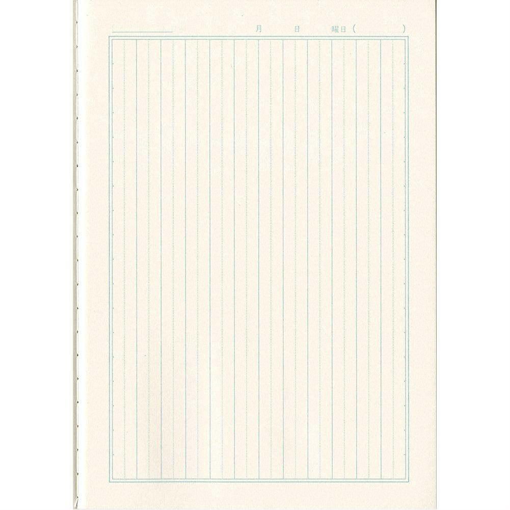 Showa Notebook Japonica Friend Japanese Language Vertical Auxiliary Lines 12-Line 5-Pack JFL-115