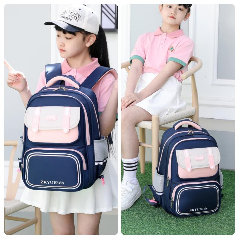 2025 Nowe plecaki szkolne dla dzieci dla dziewcząt i chłopców Modny Macaron Ochrona kręgosłupa Torba na książki Klasy 3-6 Plecak dla uczniów zmniejszający obciążenie Plecak dla nastolatków