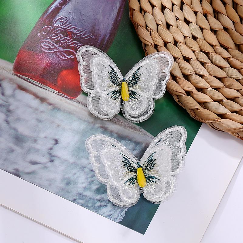 2025 Trendy Embroidered Butterfly High-end Earrings, Women's Korean Mori Temperament Stud Earrings, Pendants, Long Earrings.