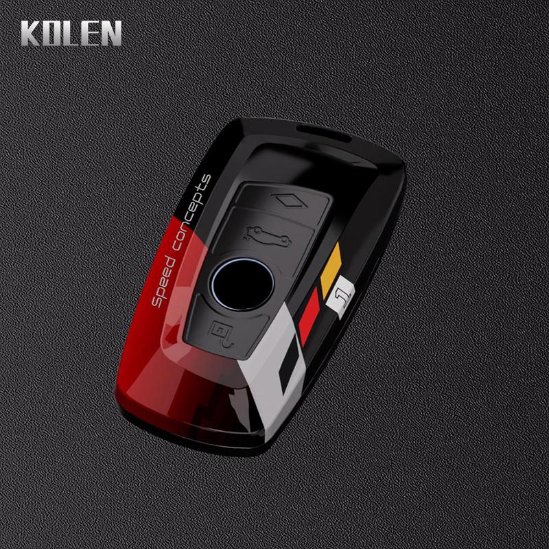 ABS-Kohlefaser-Autoschlüsselgehäuse-Abdeckungsschale für BMW 1 3 5 7 Serie X1 X3 X4 X5 X6 G20 G30 F15 F16 G01 G02 G05 F10 F20 F30 G07 F34