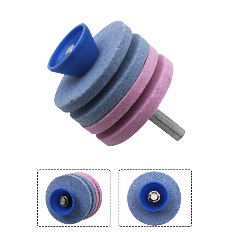 Heavy Duty Abrasive Wheel Sharpening System 1x4 Layer 2x2 Layer Grinder For Wind Garden Equipment Maintenance