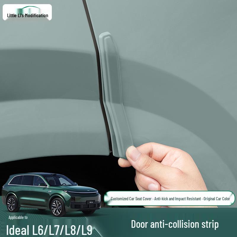 Ideal L6-L9 Door & Rearview Mirror Anti-Collision Anti-Scratch Strips - Exterior Car Accessories Ideal L8/L9 White 4-piece