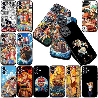 Funda de teléfono Nami One Pieces Luffy Roronoa Zoro para OPPO A80 A18 A16 A40 A17 A15 A38 A78 A79 A54 A57 A12 A60 4G 5G