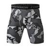 Men's Quick-Drying Camouflage Running Shorts - Moisture-Wicking, Breathable, Elastic Fitness Tights