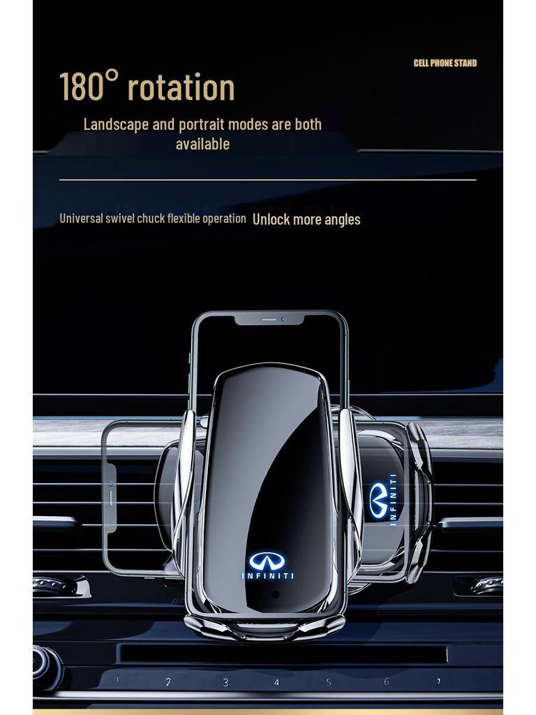 Infiniti Q50L/QX50 Kabellose Schnelllade-Handyhalterung mit intelligenter Induktion