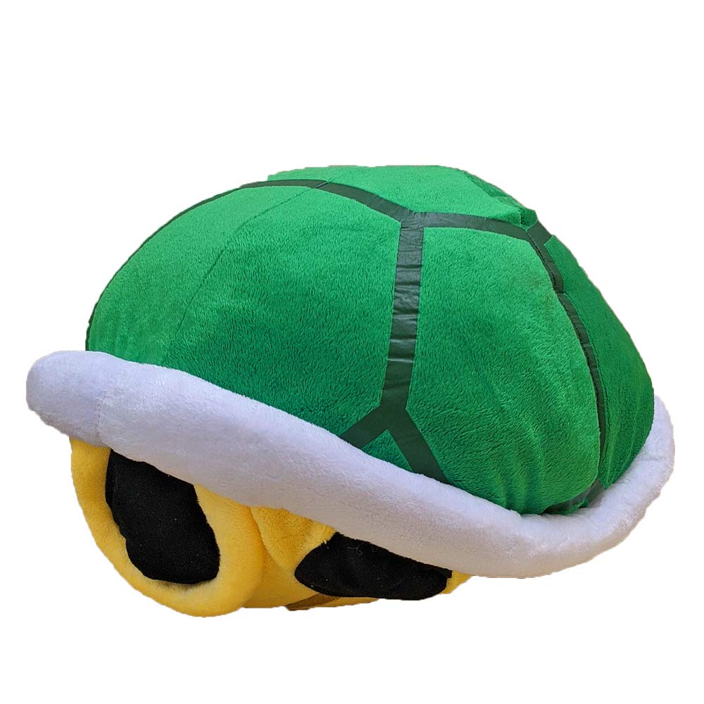 Super Mario Extra Large Turtle Shell Plush Toy, 35cm (Green Shell)