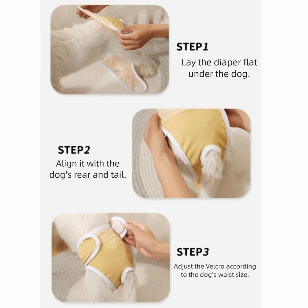 Embroidery Dog Diapers Fruit Print Pet Menstrual Panties Dog Shorts Underwear Menstrual Period