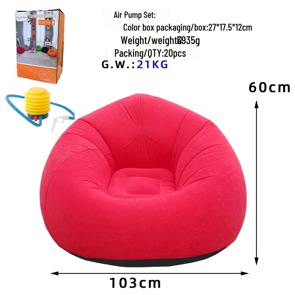 Inflatable Lounger Reclining Chair – Perfect for Home, Balcony, or Leisure Naps.