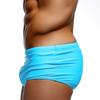 UXH Men's Black Plus Size Swim Trunks with 3D U-Pouch