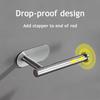 1pc-Stainless Steel Paper Towel Holder No Punch Wall Mount Paper Roll Shelving Toilet Home Bathroom Kitchen Organizer