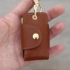 Retro PU Leather Handmade Mini Key Storage Bag Keychain Fashion Personalized Waist Hanging Key Case Keyring Pouch Accessories
