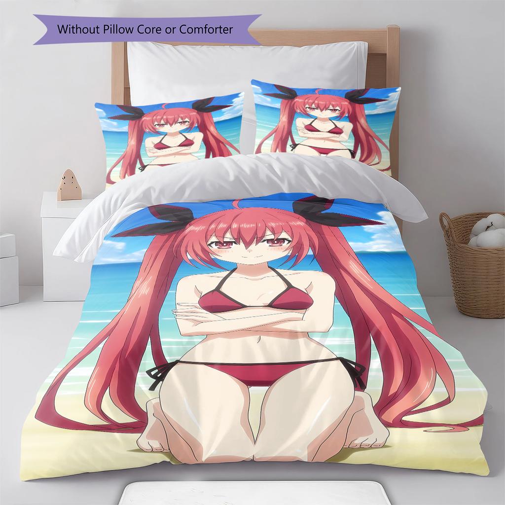 Kotori Itsuka,Kimi Ni Todoke Pattern Bedding,Quilt Set Quilt Cover Pillowcase Home Birthday Gift (1 * Duvet Cover + 2 * Pillowcase, Without Core)