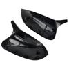 2Pcs Gloss Carbon Fiber Pattern Door Wing Mirror Cover For BMW x3/x4/ix3 18-22