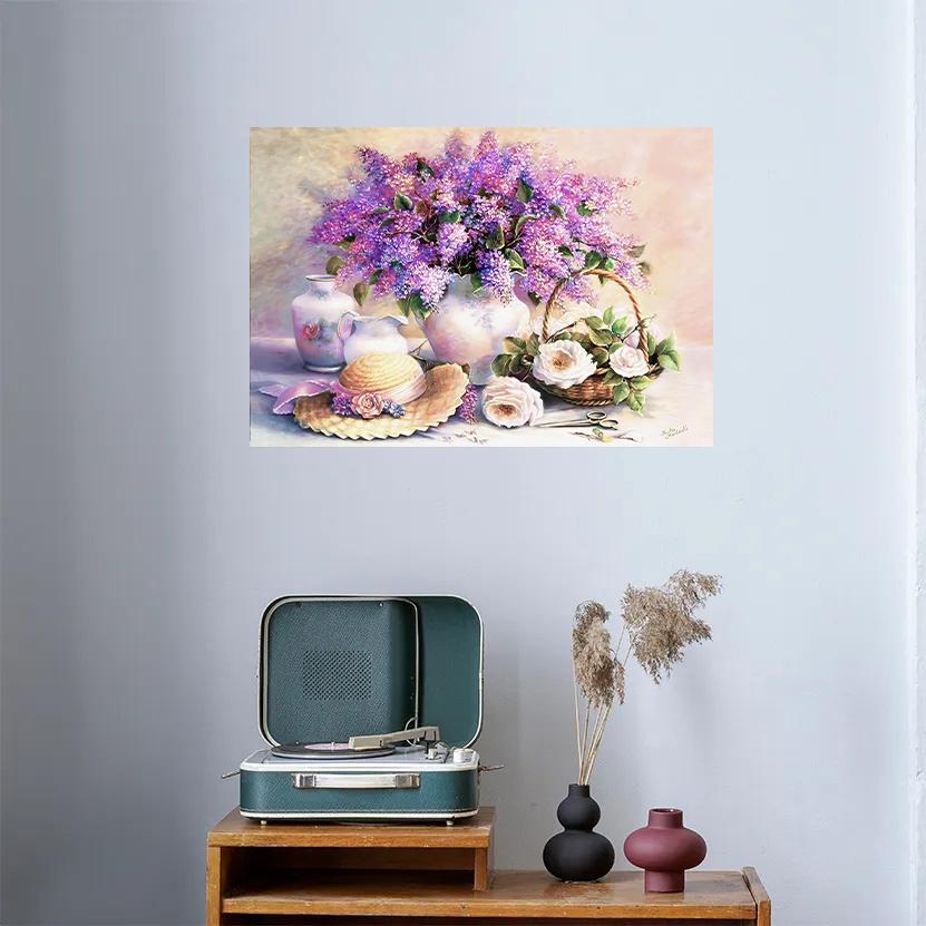 Watercolor Beautiful Flowers Wall Art Canvas Paintings Modern Aesthetic Landscape Minimalist Poster Pictures Living Room Home Decor