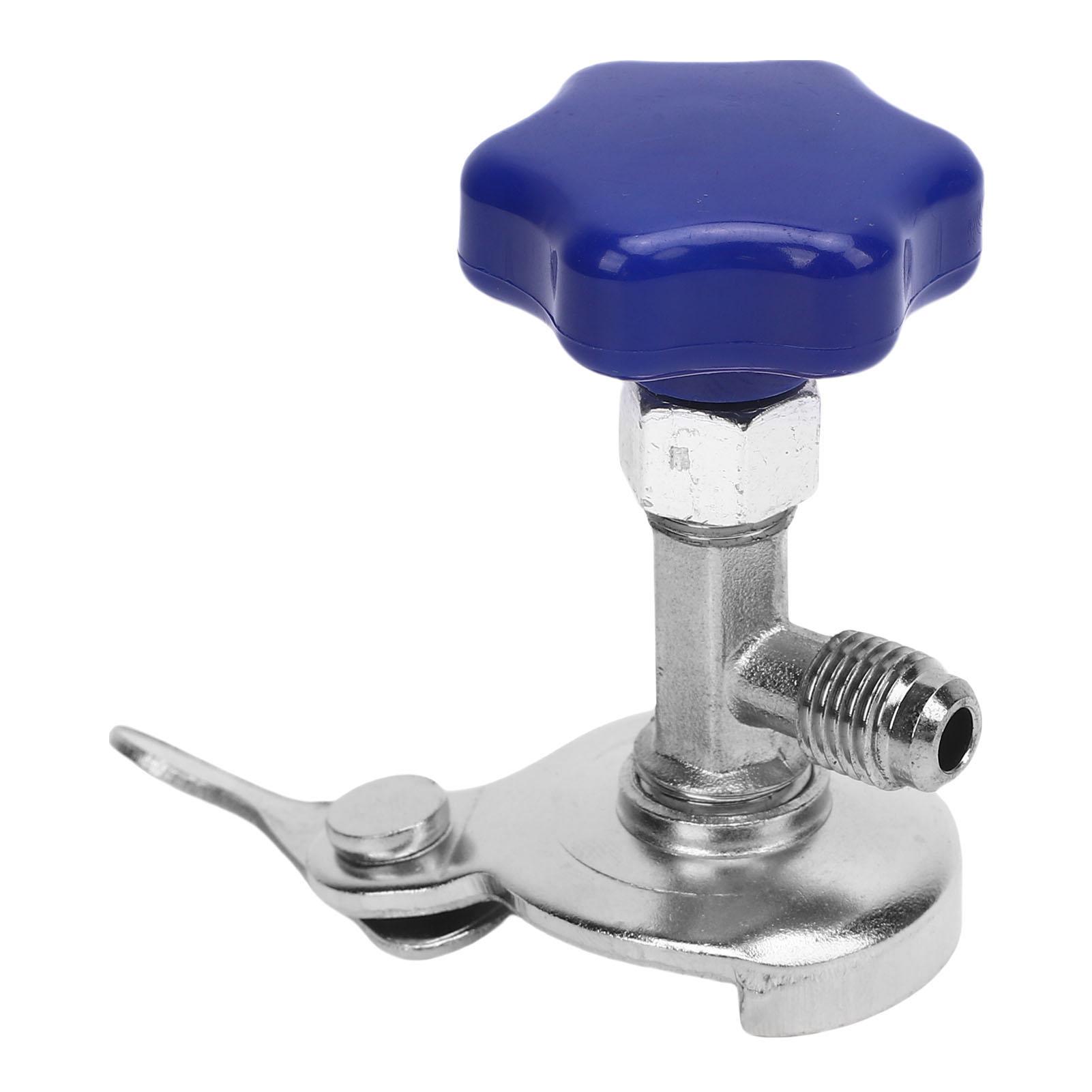 

Пробойник для баллона R134A 1 4 SAE Диспенсер для хладагента Открывалка для бутылок Инструмент для клапана Подходит для хладагентов R12 R134A R22 R410 R502