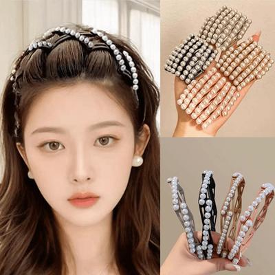 Fashion Folding Headband For Women Girls Creative Face Wash Hairband Bangs Forehead Broken Hair Fixed Hair Accessories Gifts