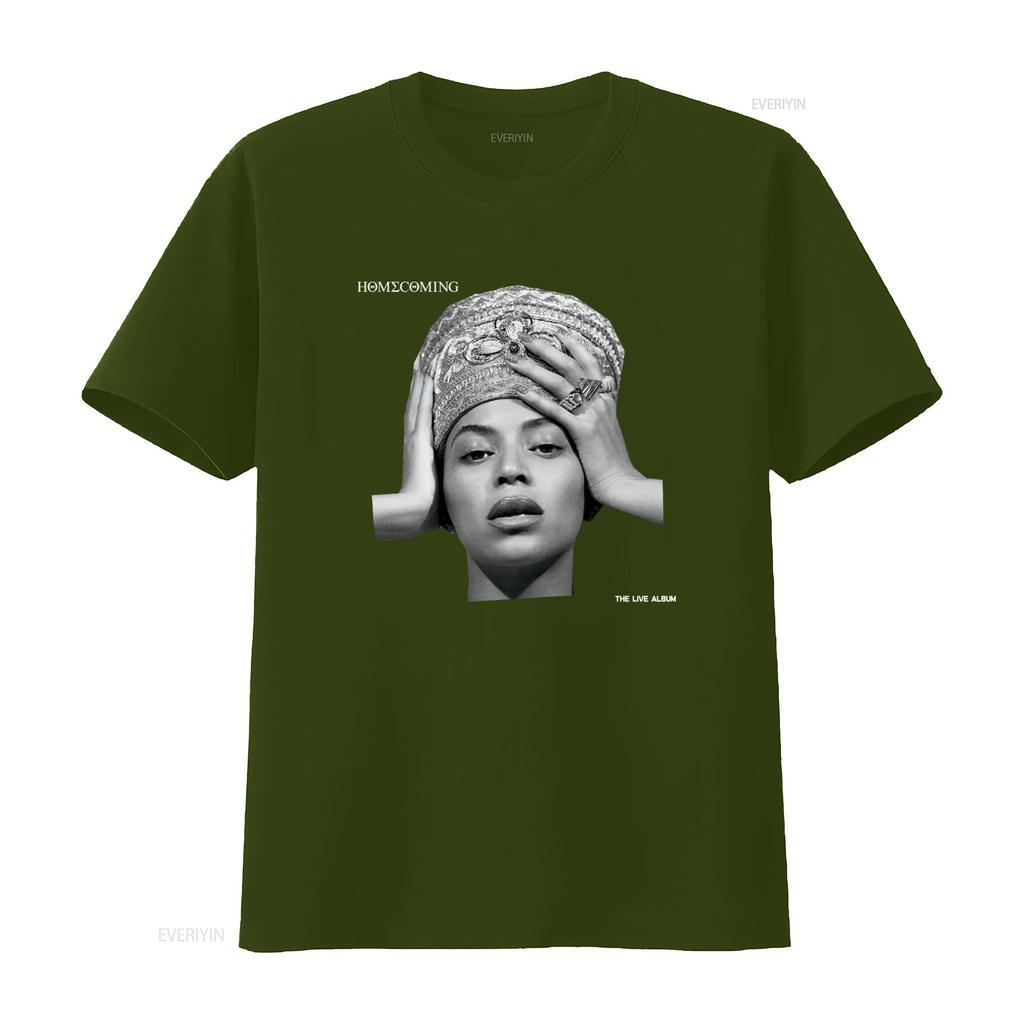 Beyonce Homecoming Katoenen T-shirt Wit S 234XL V1683 vintage Gewassen streetwear Unisex Rekbaar Zacht Casual Stijlvolle mode